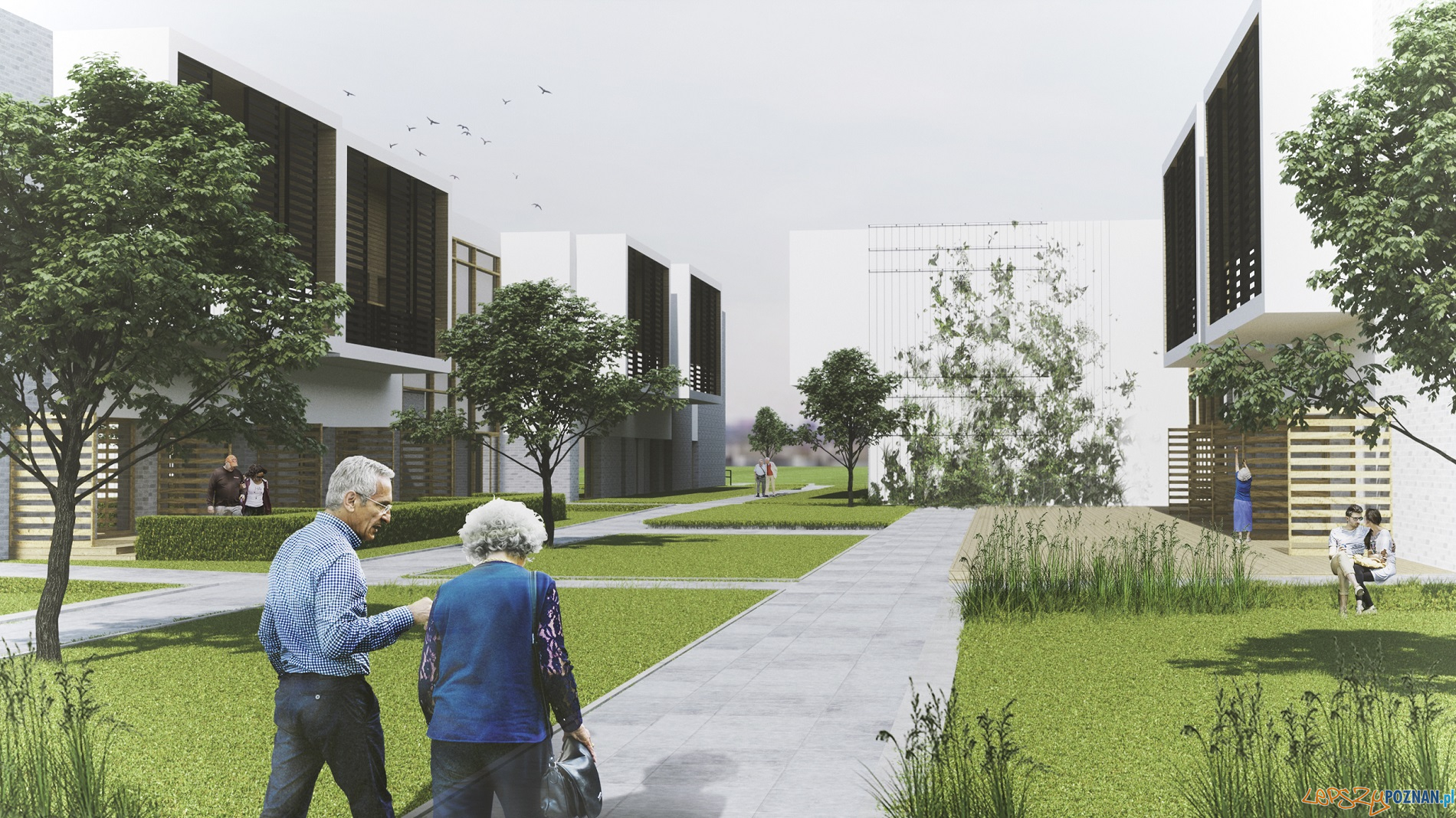 Projekt DPS-u na Strzeszynie Foto: materiały prasowe Projekt DPS-u na Strzeszynie Foto: materiały prasowe