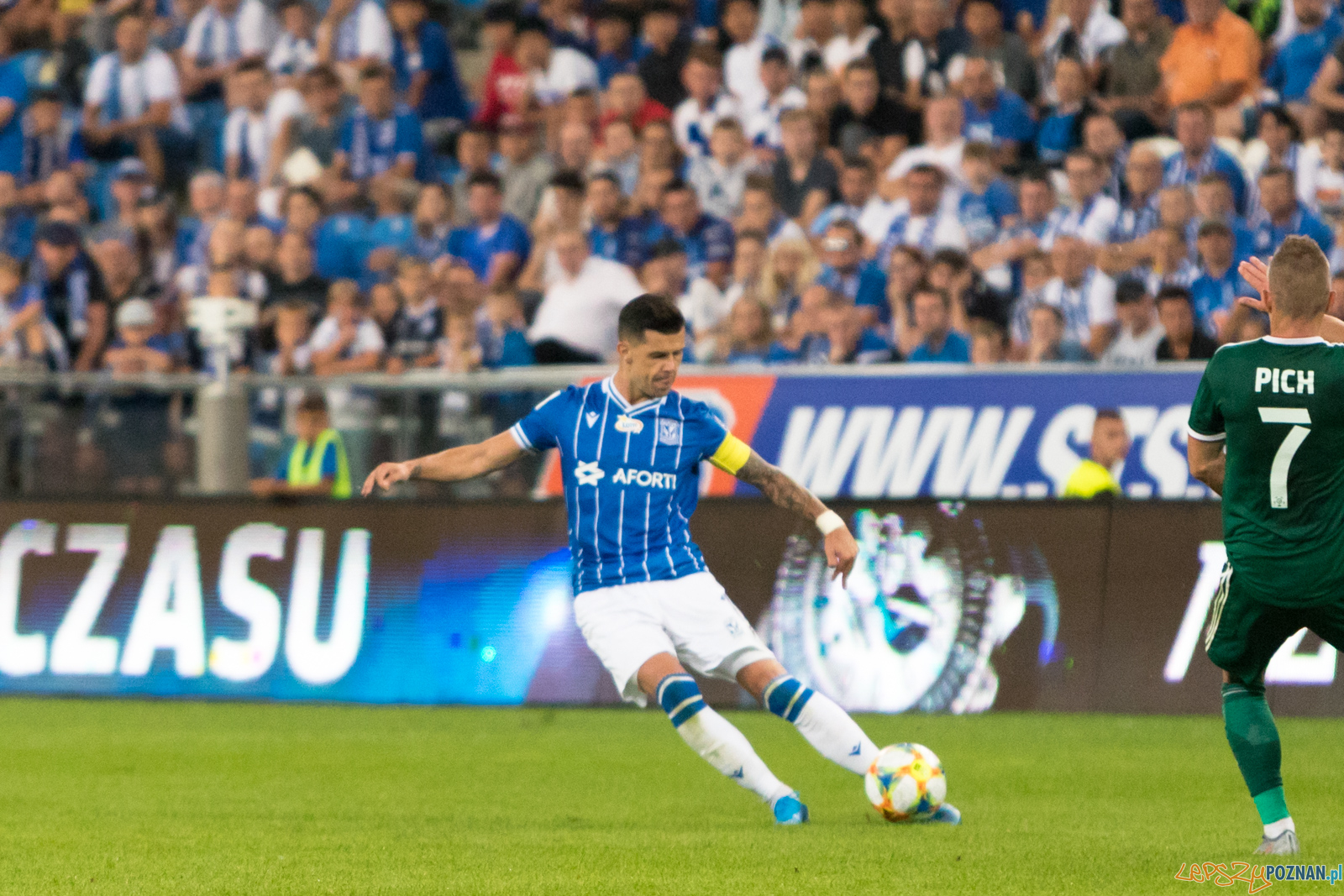 Lech Poznań - Śląśk Wrocław (Darko Jevtić) Foto: lepszyPOZNAN.pl/Piotr Rychter Lech Poznań - Śląśk Wrocław (Darko Jevtić) Foto: lepszyPOZNAN.pl/Piotr Rychter