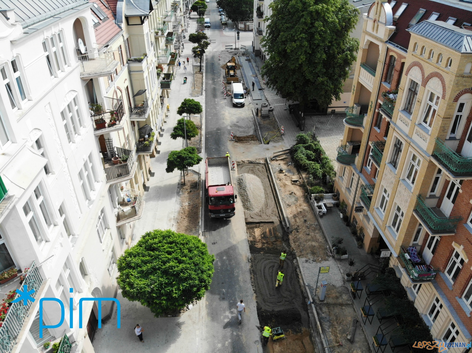 Przebudowa ul. Jackowskiego Foto: materiały prasowe Przebudowa ul. Jackowskiego Foto: materiały prasowe