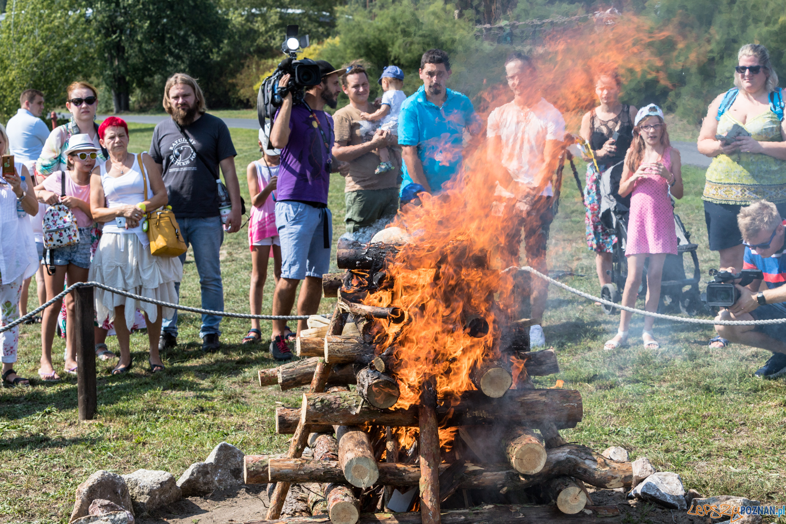 Spalenie kła Ninio Foto: lepszyPOZNAN.pl/Piotr Rychter Spalenie kła Ninio Foto: lepszyPOZNAN.pl/Piotr Rychter