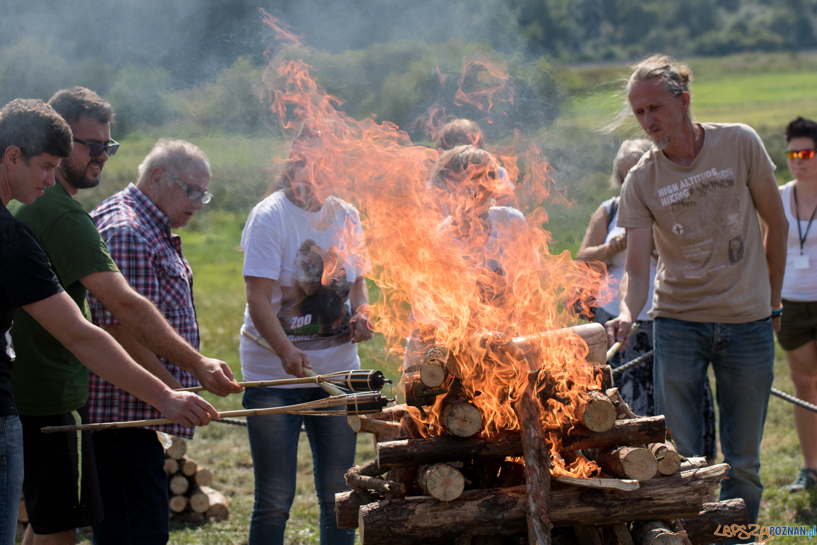 Spalenie kła słonia Ninio Foto: lepszyPOZNAN.pl / Ewelina Jaśkowiak Spalenie kła słonia Ninio Foto: lepszyPOZNAN.pl / Ewelina Jaśkowiak