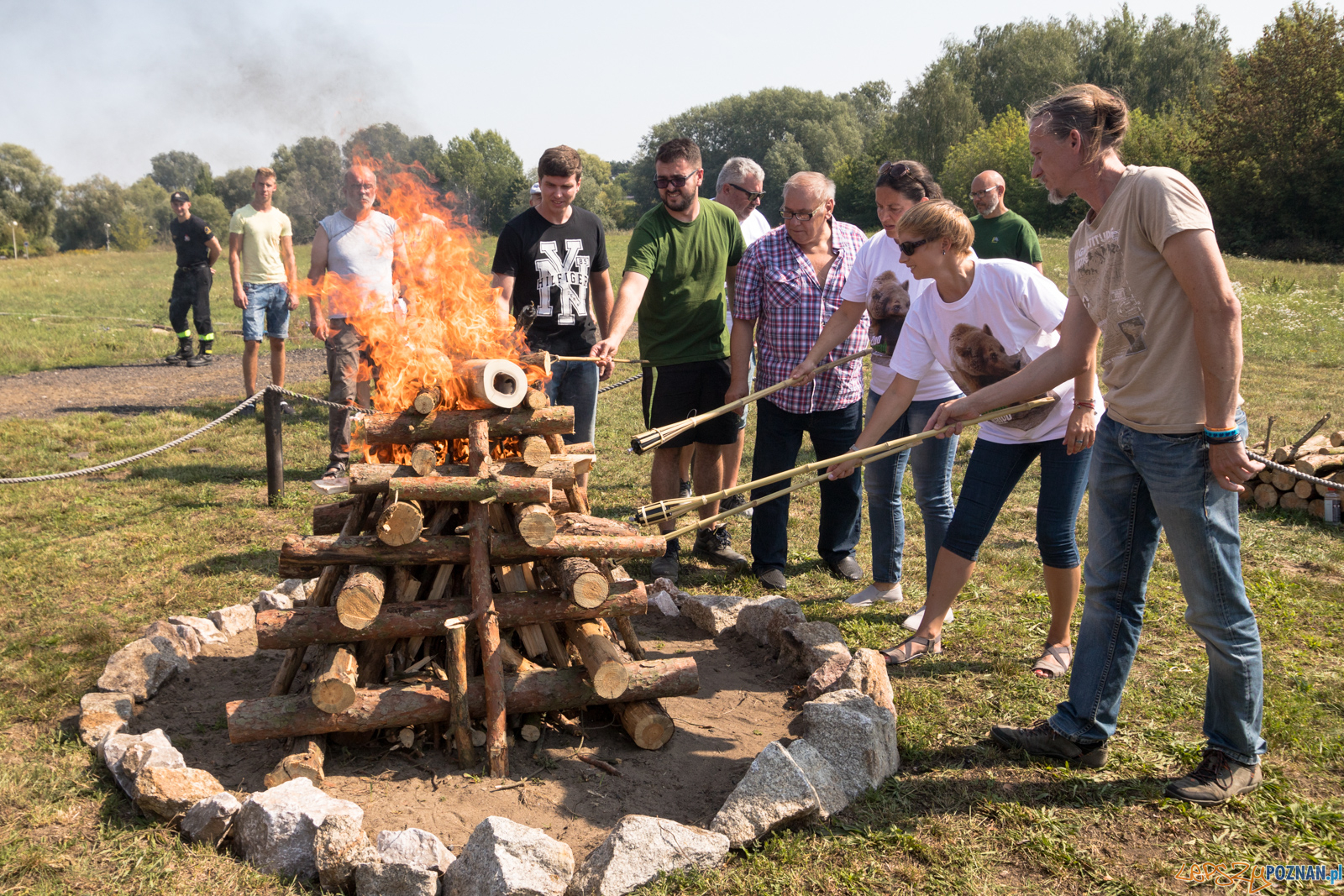 Spalenie kła Ninio Foto: lepszyPOZNAN.pl/Piotr Rychter Spalenie kła Ninio Foto: lepszyPOZNAN.pl/Piotr Rychter