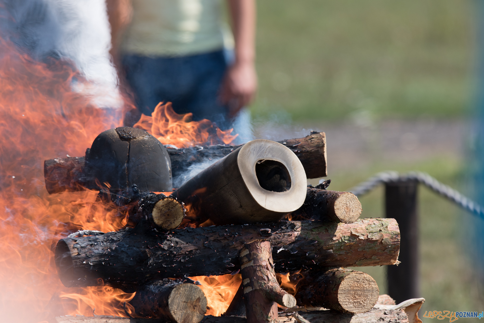 Spalenie kła słonia Ninio Foto: lepszyPOZNAN.pl / Ewelina Jaśkowiak Spalenie kła słonia Ninio Foto: lepszyPOZNAN.pl / Ewelina Jaśkowiak