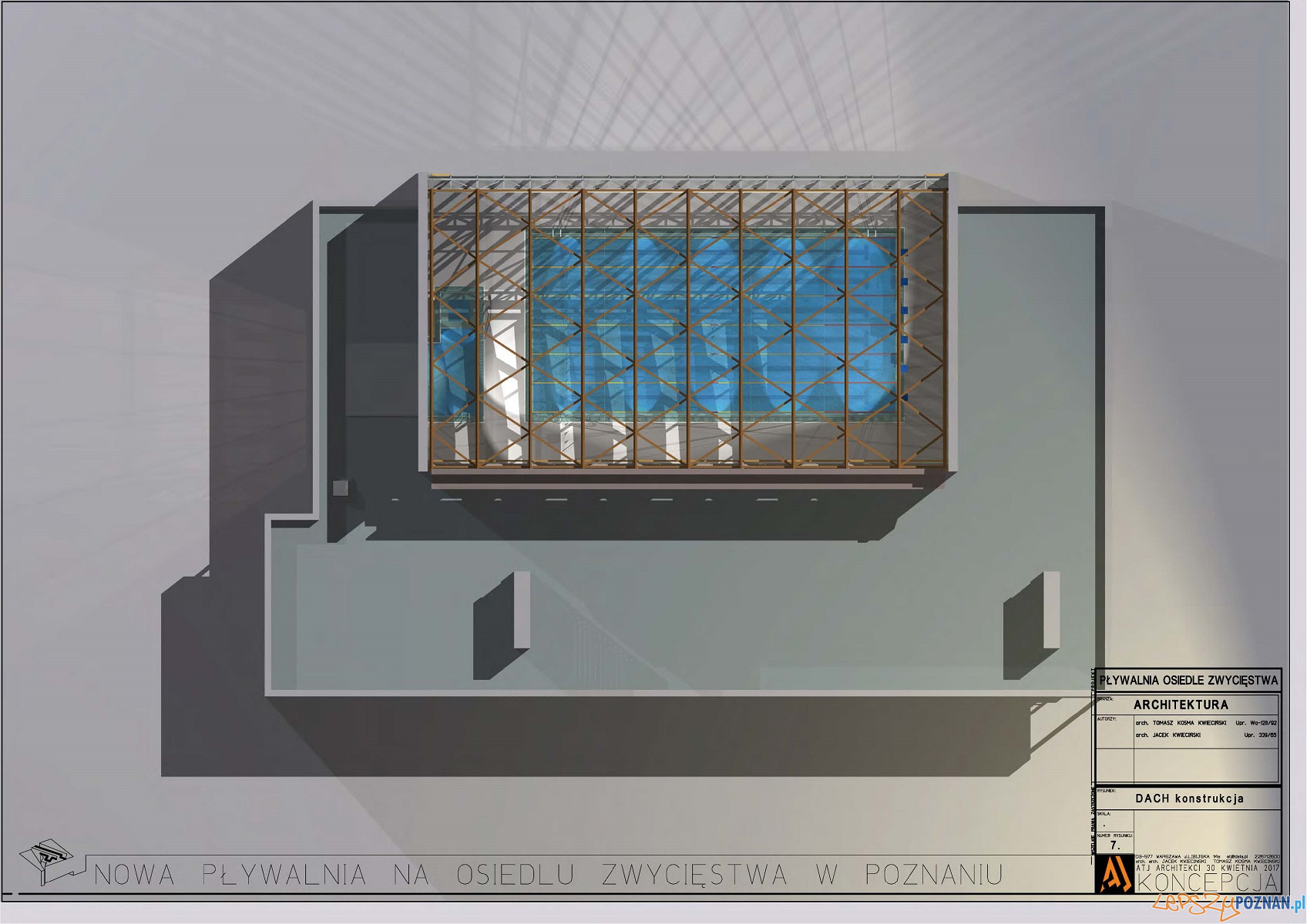 Nowa pływalnia na osiedlu Zwycięstwa - wizualizacja Foto: materiały prasowe Nowa pływalnia na osiedlu Zwycięstwa - wizualizacja Foto: materiały prasowe
