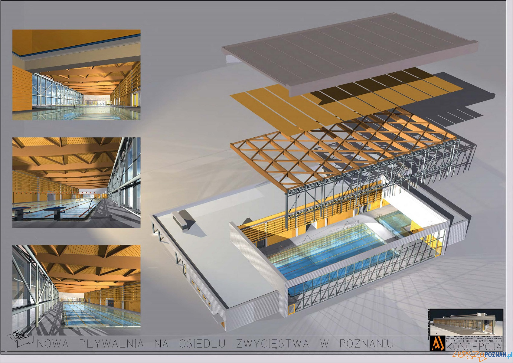Nowa pływalnia na osiedlu Zwycięstwa - wizualizacja Foto: materiały prasowe Nowa pływalnia na osiedlu Zwycięstwa - wizualizacja Foto: materiały prasowe