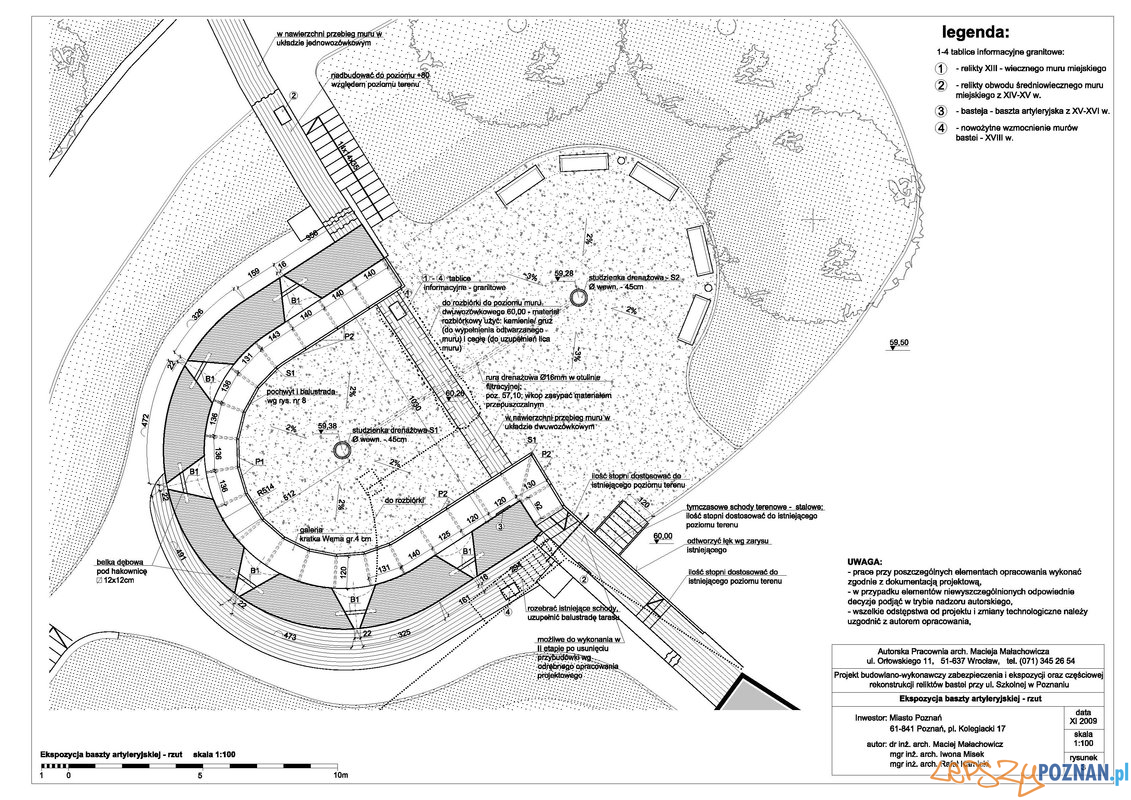 Wizualizacja rewitalizacji Baszty Armatniej, materiały pracowni P. Małachowicza Foto: Pracownia P. Małachowicza Wizualizacja rewitalizacji Baszty Armatniej, materiały pracowni P. Małachowicza Foto: Pracownia P. Małachowicza