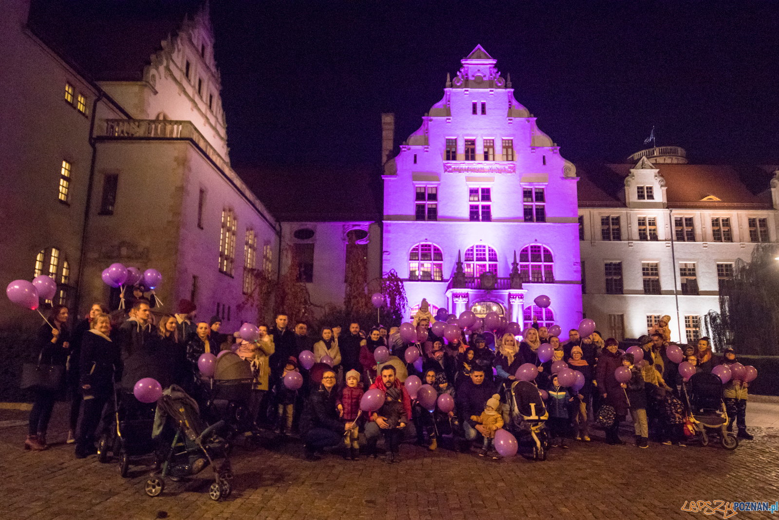 Spacer dla Wcześniaka - fioletowe światełko do nieba Foto: lepszyPOZNAN.pl/Piotr Rychter Spacer dla Wcześniaka - fioletowe światełko do nieba Foto: lepszyPOZNAN.pl/Piotr Rychter