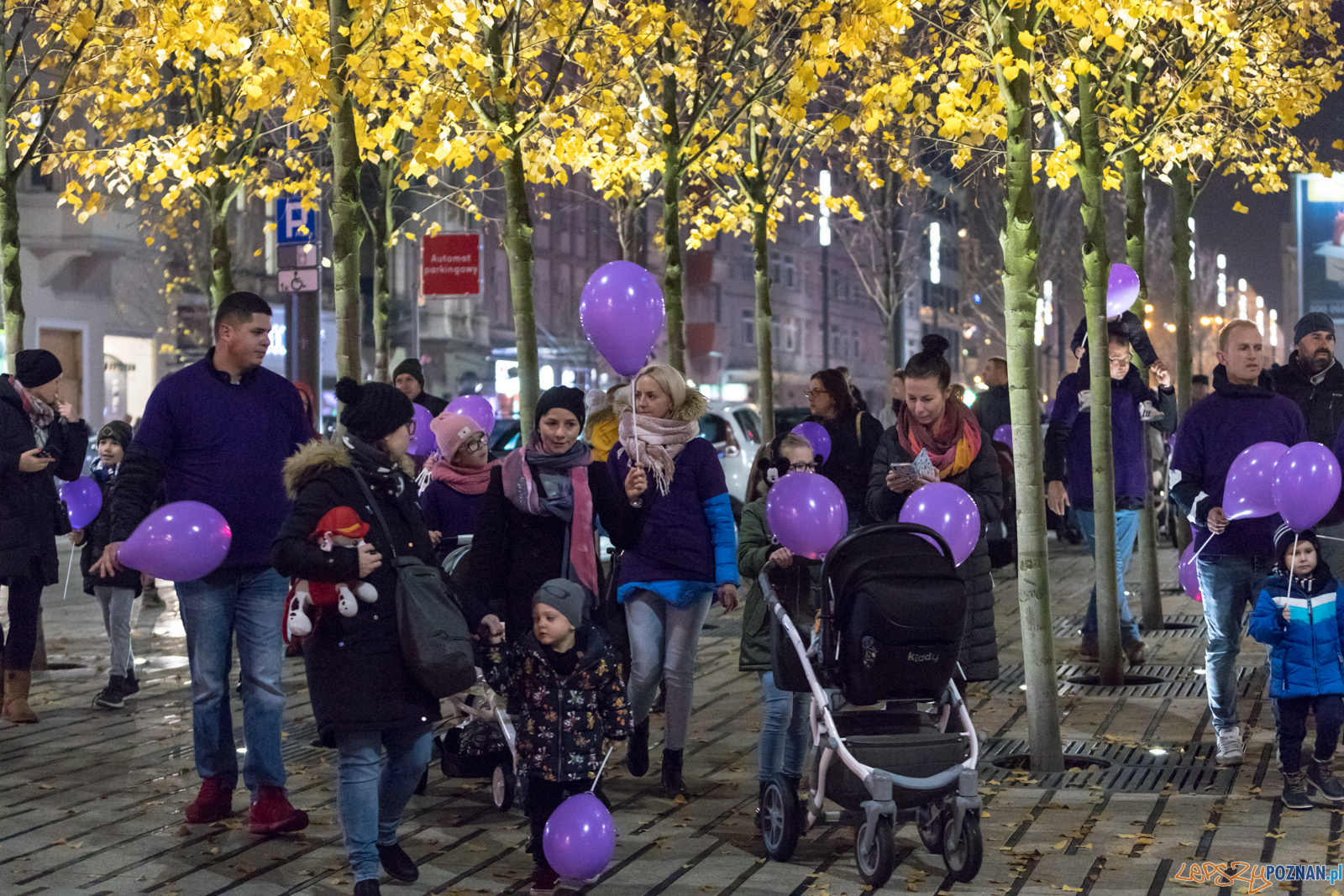 Spacer dla Wcześniaka - fioletowe światełko do nieba Foto: lepszyPOZNAN.pl/Piotr Rychter Spacer dla Wcześniaka - fioletowe światełko do nieba Foto: lepszyPOZNAN.pl/Piotr Rychter