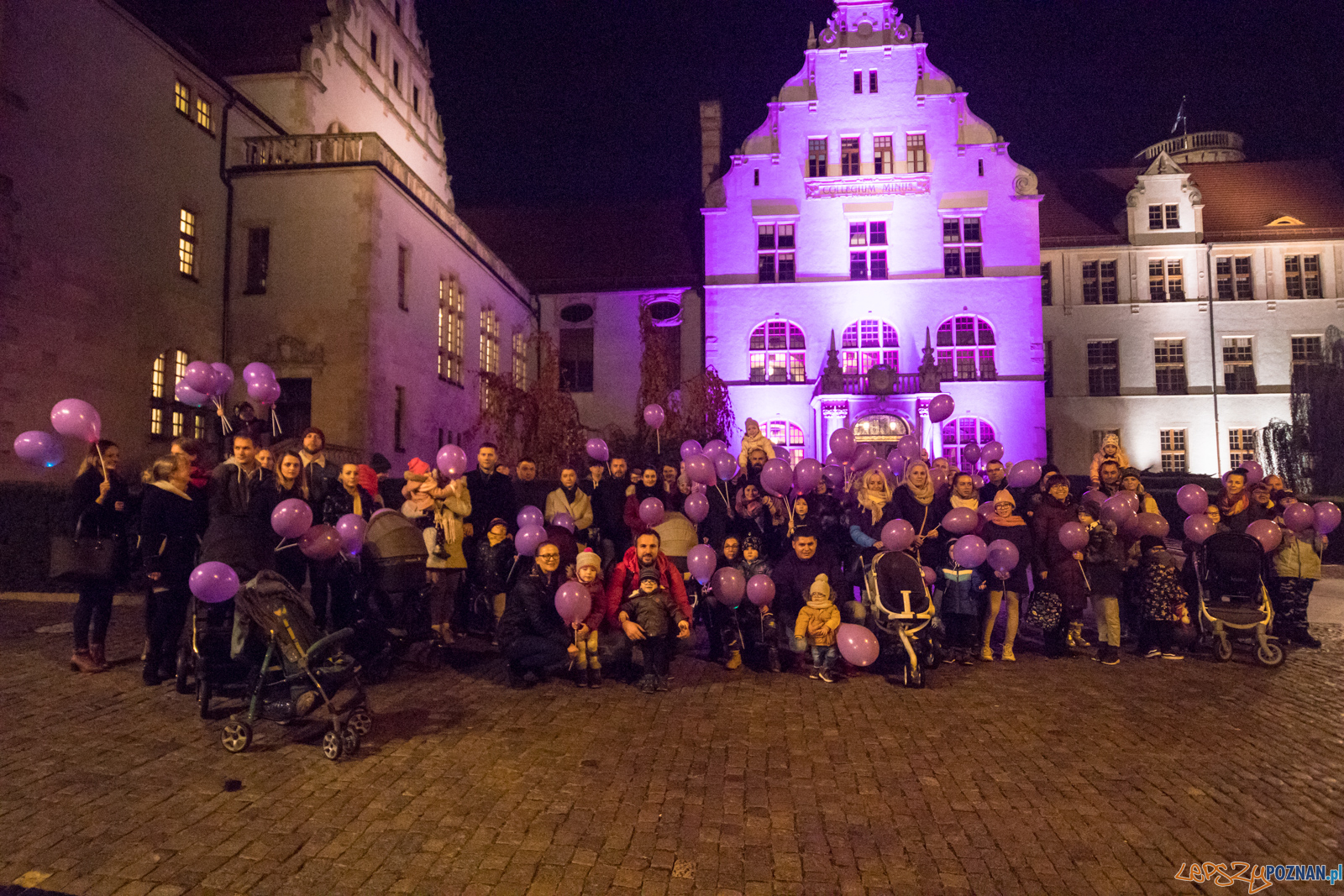 Spacer dla Wcześniaka - fioletowe światełko do nieba Foto: lepszyPOZNAN.pl/Piotr Rychter Spacer dla Wcześniaka - fioletowe światełko do nieba Foto: lepszyPOZNAN.pl/Piotr Rychter