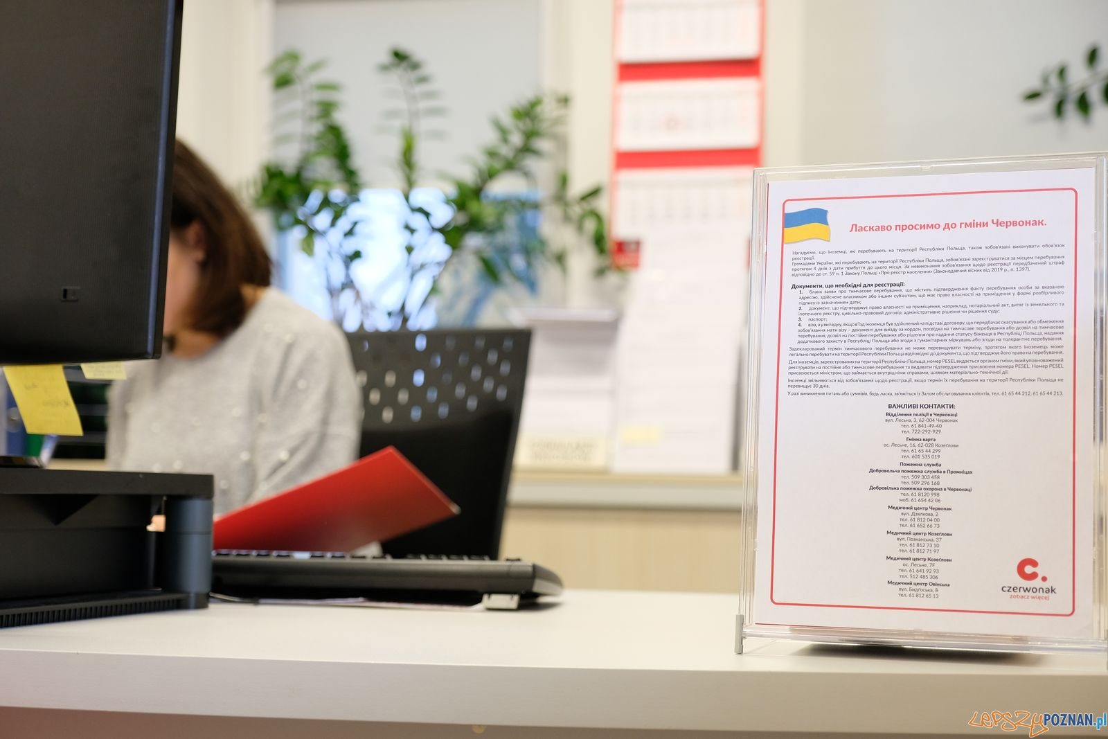 Ukraińcy w Czerwonaku Foto: B.Wicher / UMiG w Czerwonaku Ukraińcy w Czerwonaku Foto: B.Wicher / UMiG w Czerwonaku