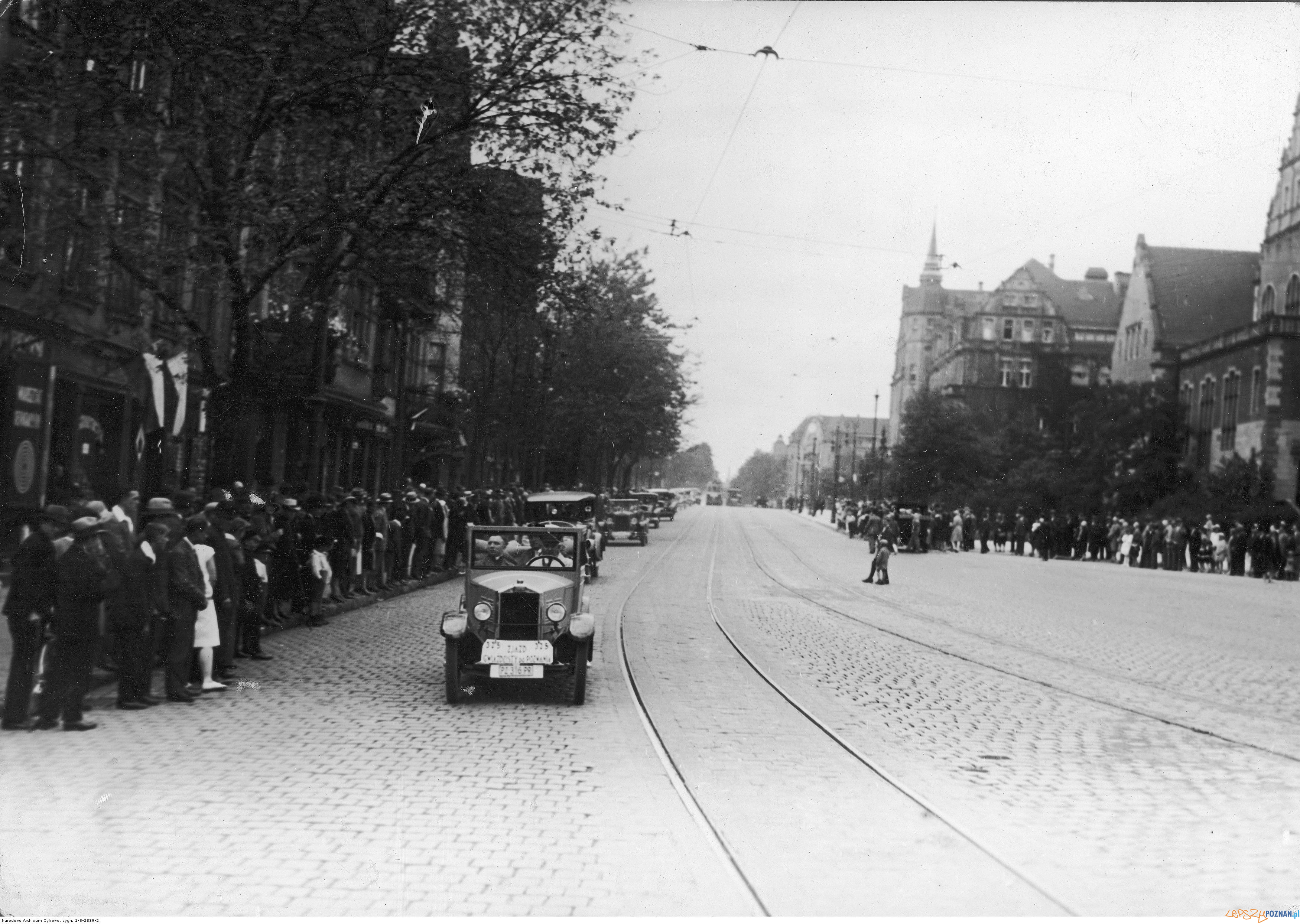 Św. Marcin - rajd gwiaździsty, lipiec 1929  Foto: NAC - Ilustrowany Kurier Codzienny / lic. CC