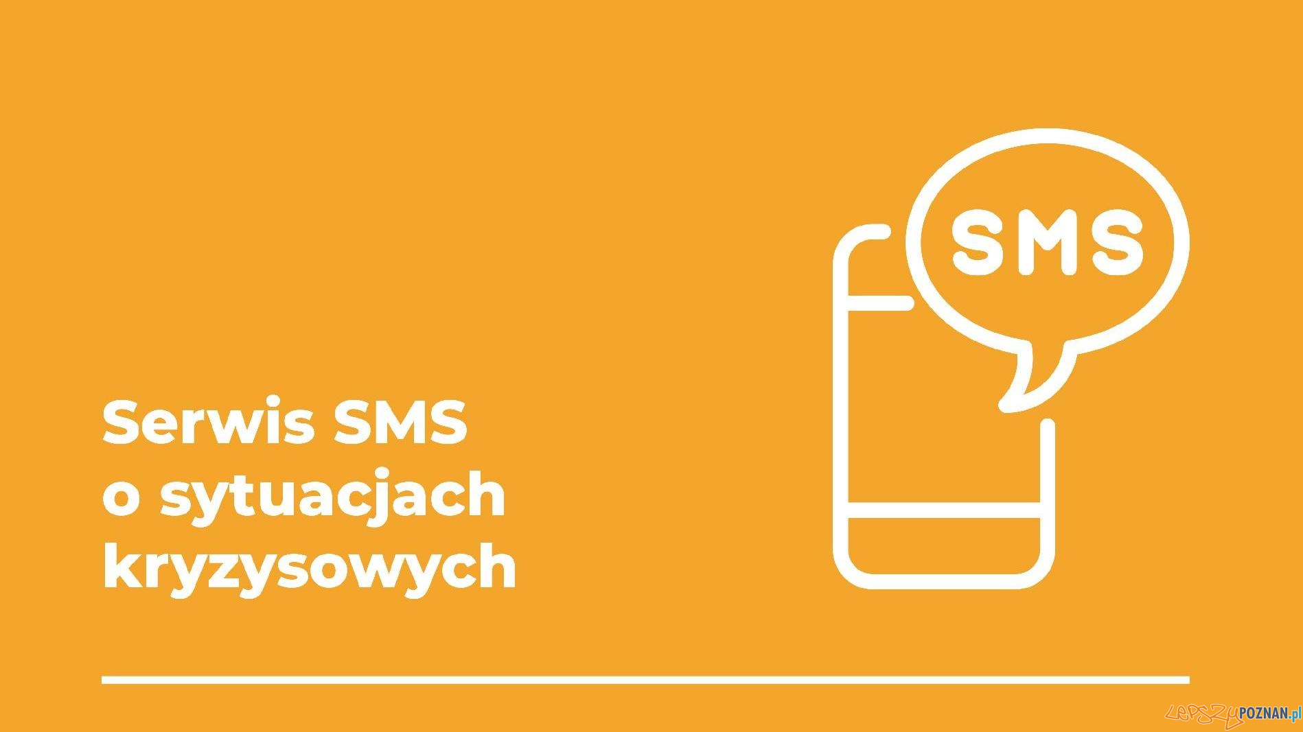 Serwis SMS o sytuacjach kryzysowych Foto: materiały prasowe / UMP Serwis SMS o sytuacjach kryzysowych Foto: materiały prasowe / UMP