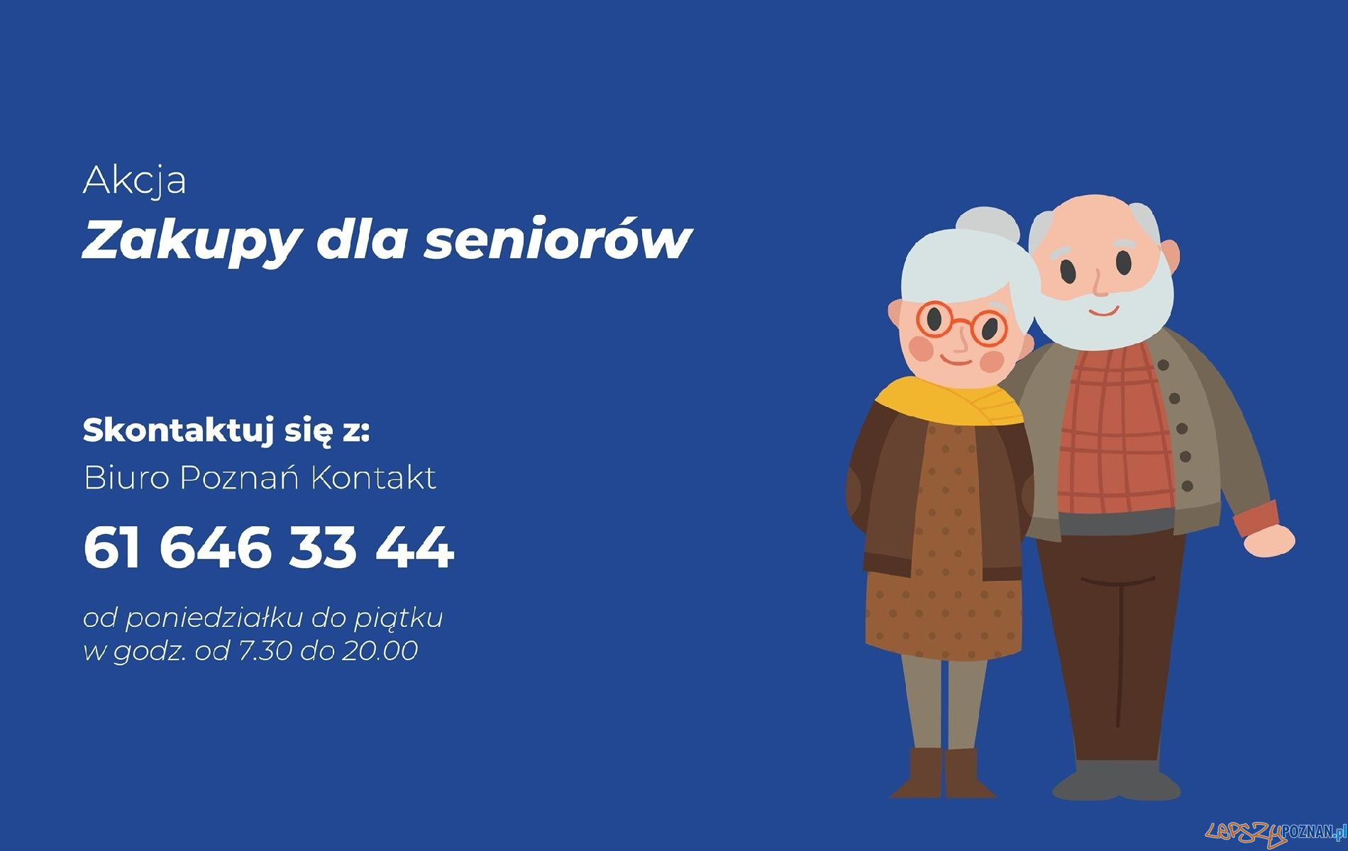 Zakupy dla Seniorów  Foto: materiały prasowe / UMP